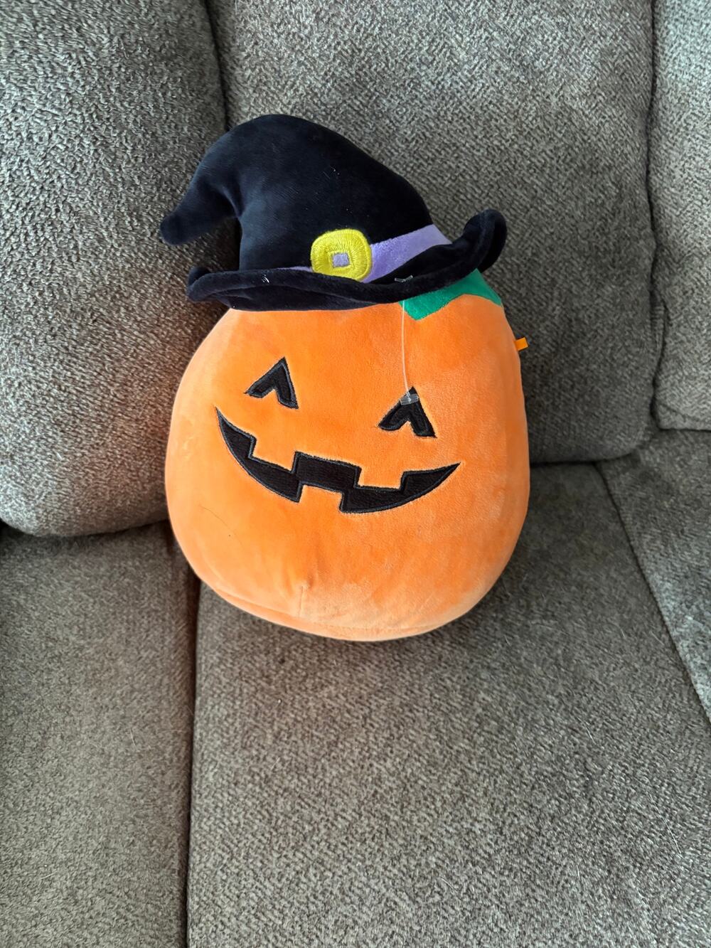 Squishmallow Paige the Pumpkin Witch Hat 8" Halloween Jack-O-Lantern Plush